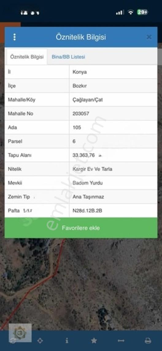 Atabay'Dan Çağlayan Yaylası 33.3 Dönüm Tamamı Satılık