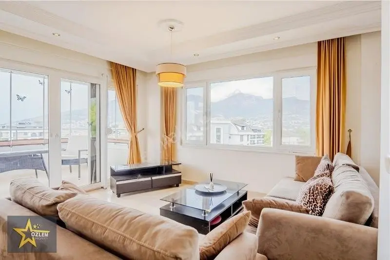 Oba'da 2+1 ---210 M²--- Eşyalı Dubleks Denize 3 Km — fotoğraf 12