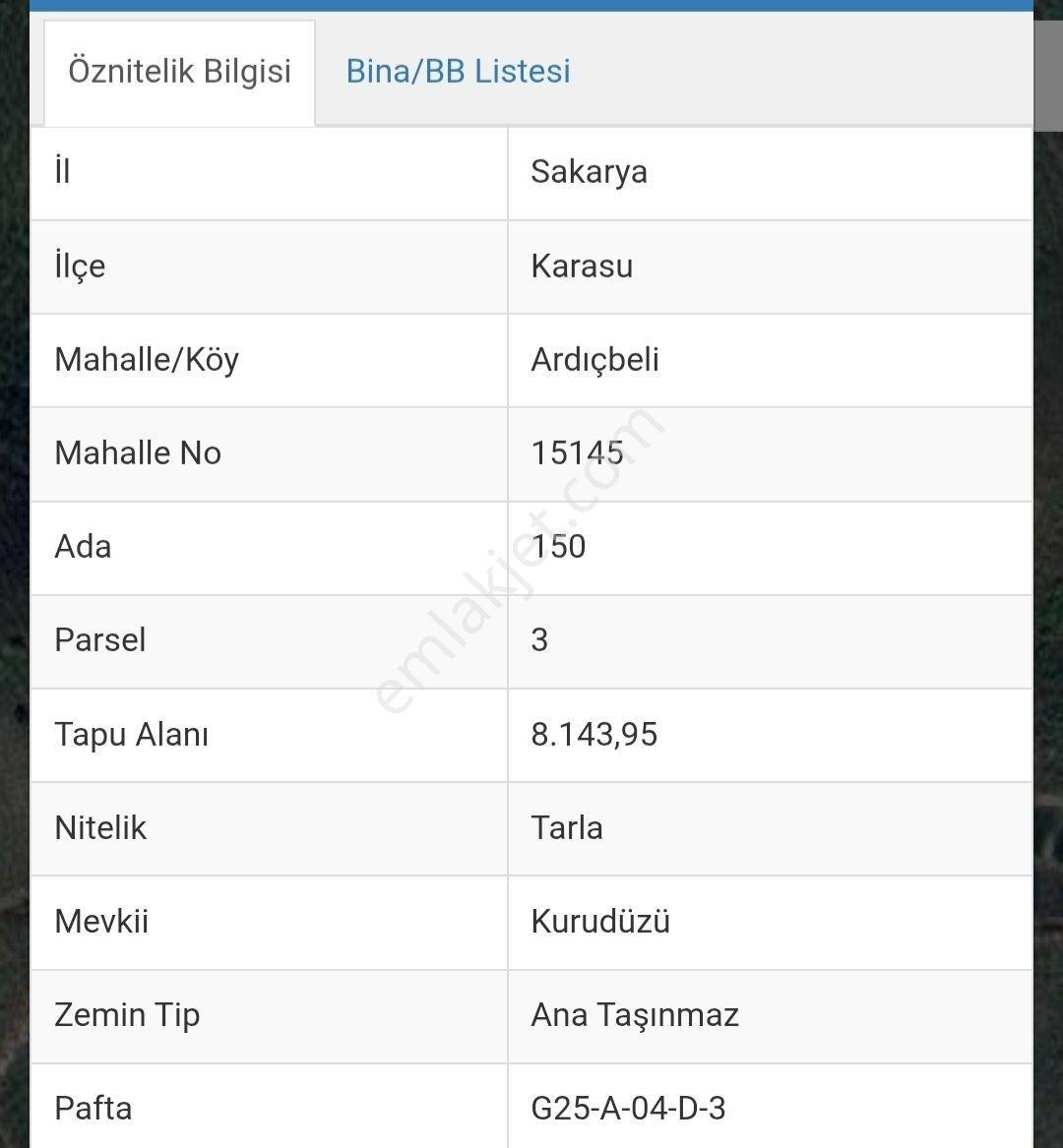 Karasu Ardıçbeli Mahallesi'nde İki Parsel Toplam 10892 M2 — fotoğraf 8