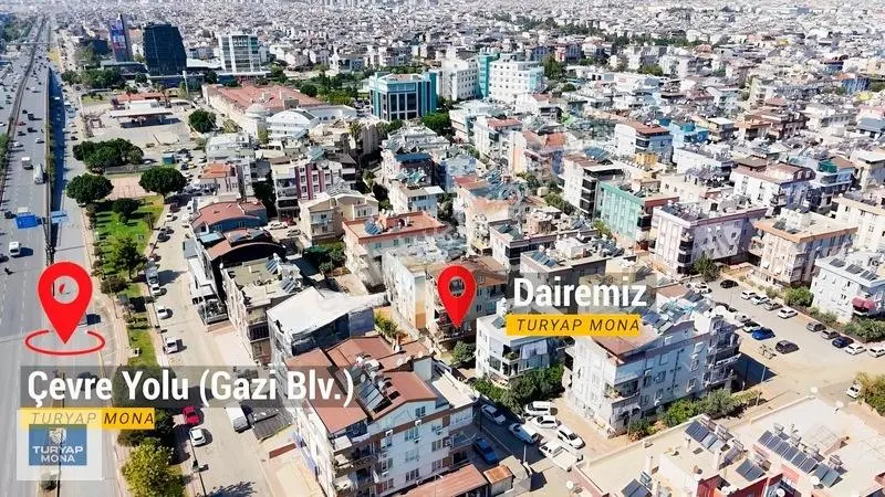 Antalya Teomanpaşa'da Sema Yazar Arkası Yüksek Giriş Satılık 2+1 — fotoğraf 17