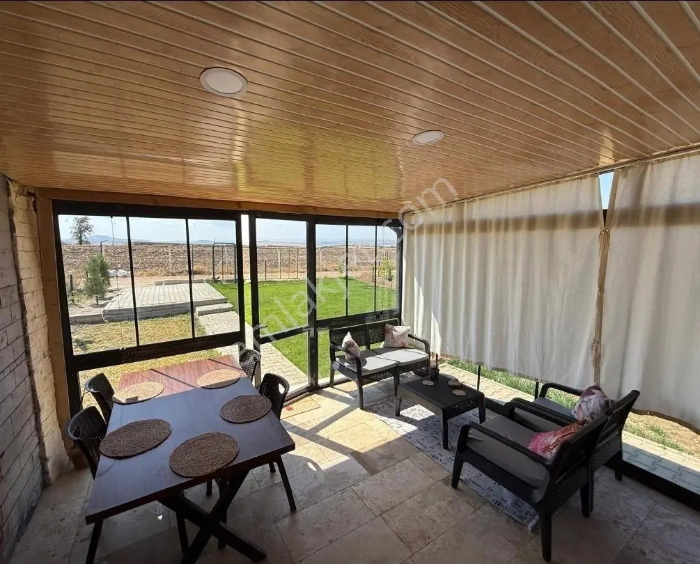 Rw Nestten Doğankaya Mh Eşyalı, Şömineli Bungolav Evi Olan Bahçe — fotoğraf 3