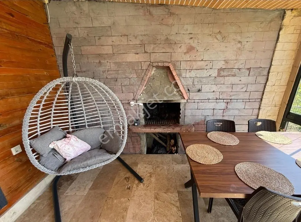 Rw Nestten Doğankaya Mh Eşyalı, Şömineli Bungolav Evi Olan Bahçe — fotoğraf 4