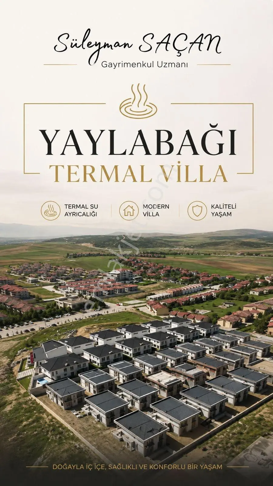 Hem Yatırımlık Hem Lüks: Özel Isıtmalı Havuzlu Termal Villa !