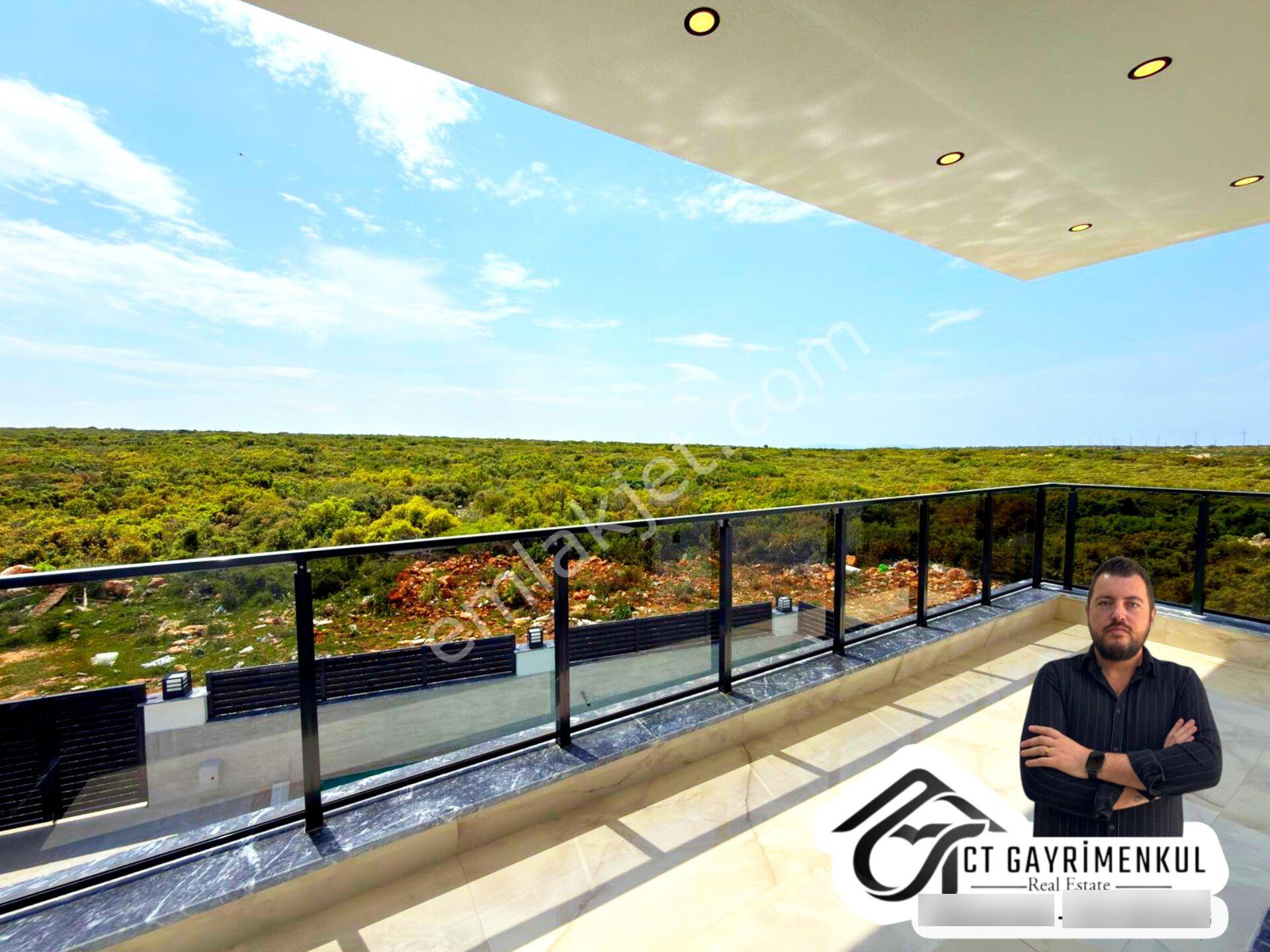 Didim'de Satılık 4+1 Tam Müstakil 300m2 Açık Mutfak Bahçeli Havuzlu Villa ! — fotoğraf 4