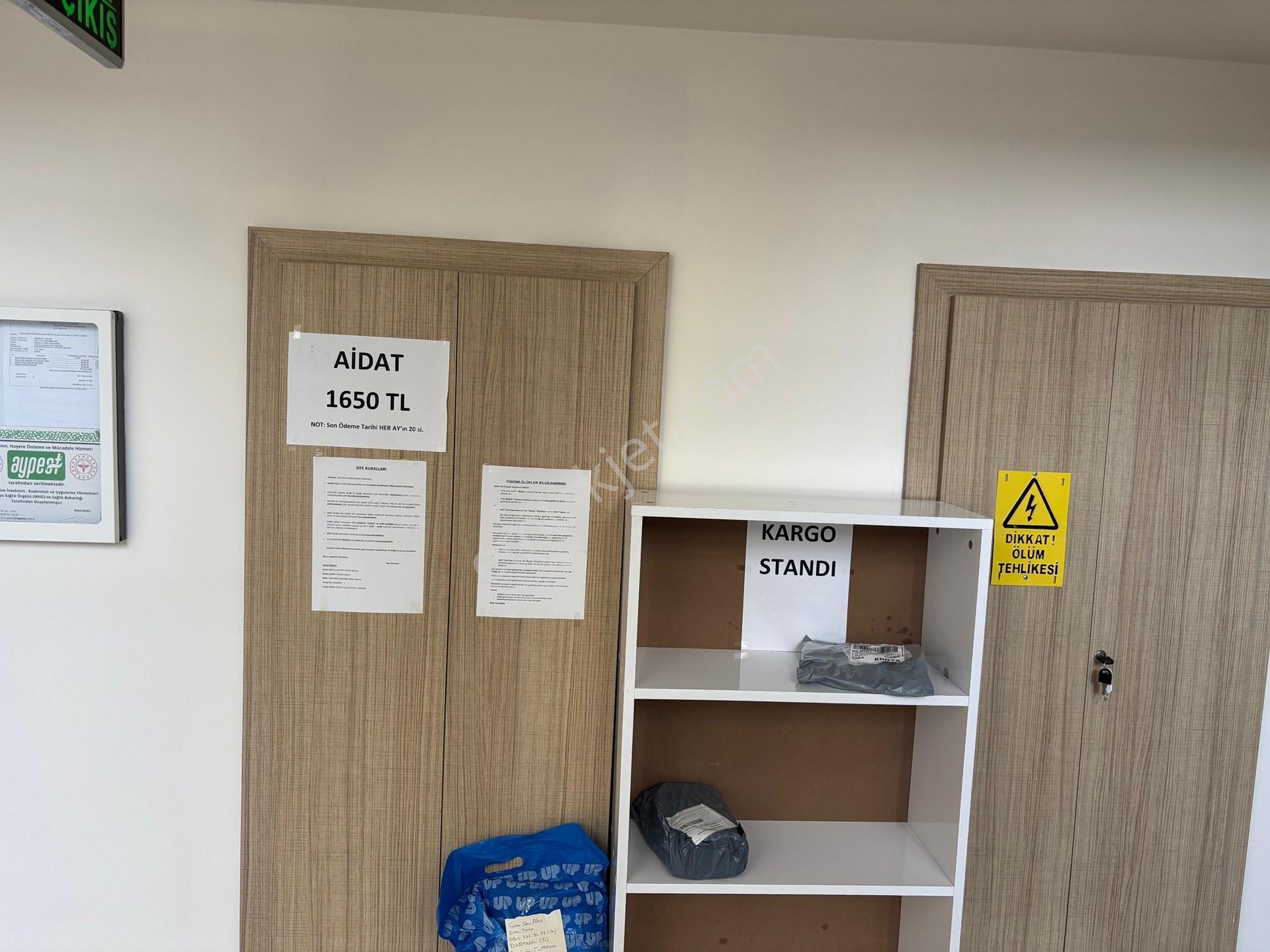 Meram Tıp Yakınında Huzur Kent Sitesinde Arakat1+0 Satılık Daire — fotoğraf 14