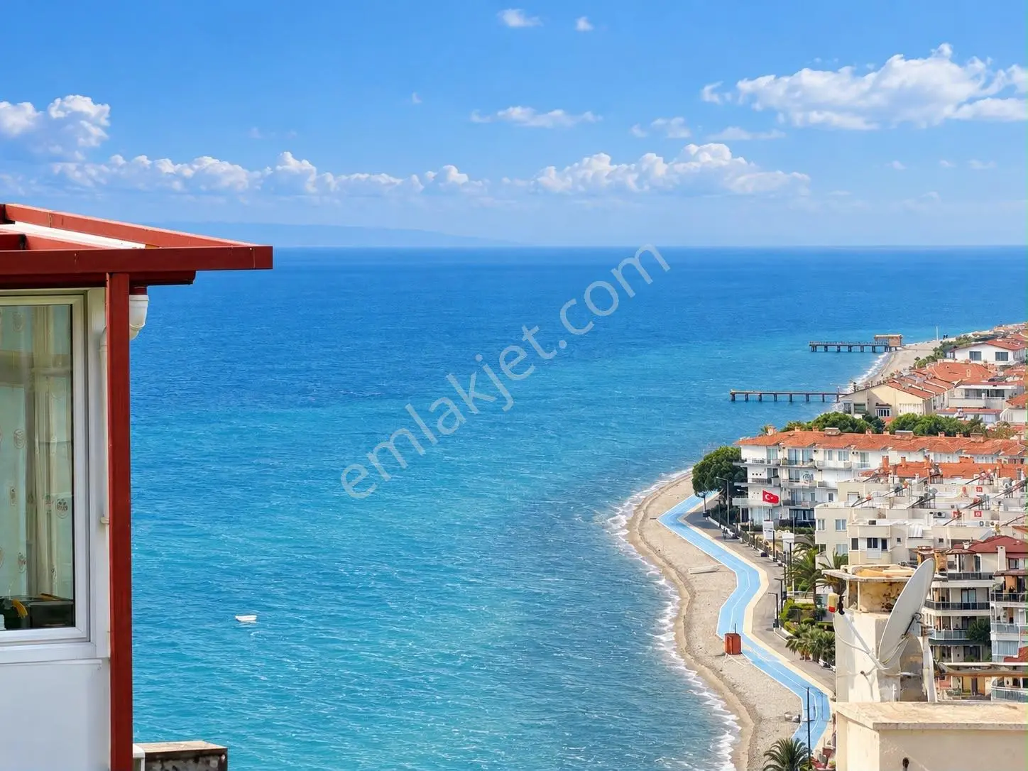 Altınolukta Ful Deniz Manzaralı Kapalı Otoparklı Daire