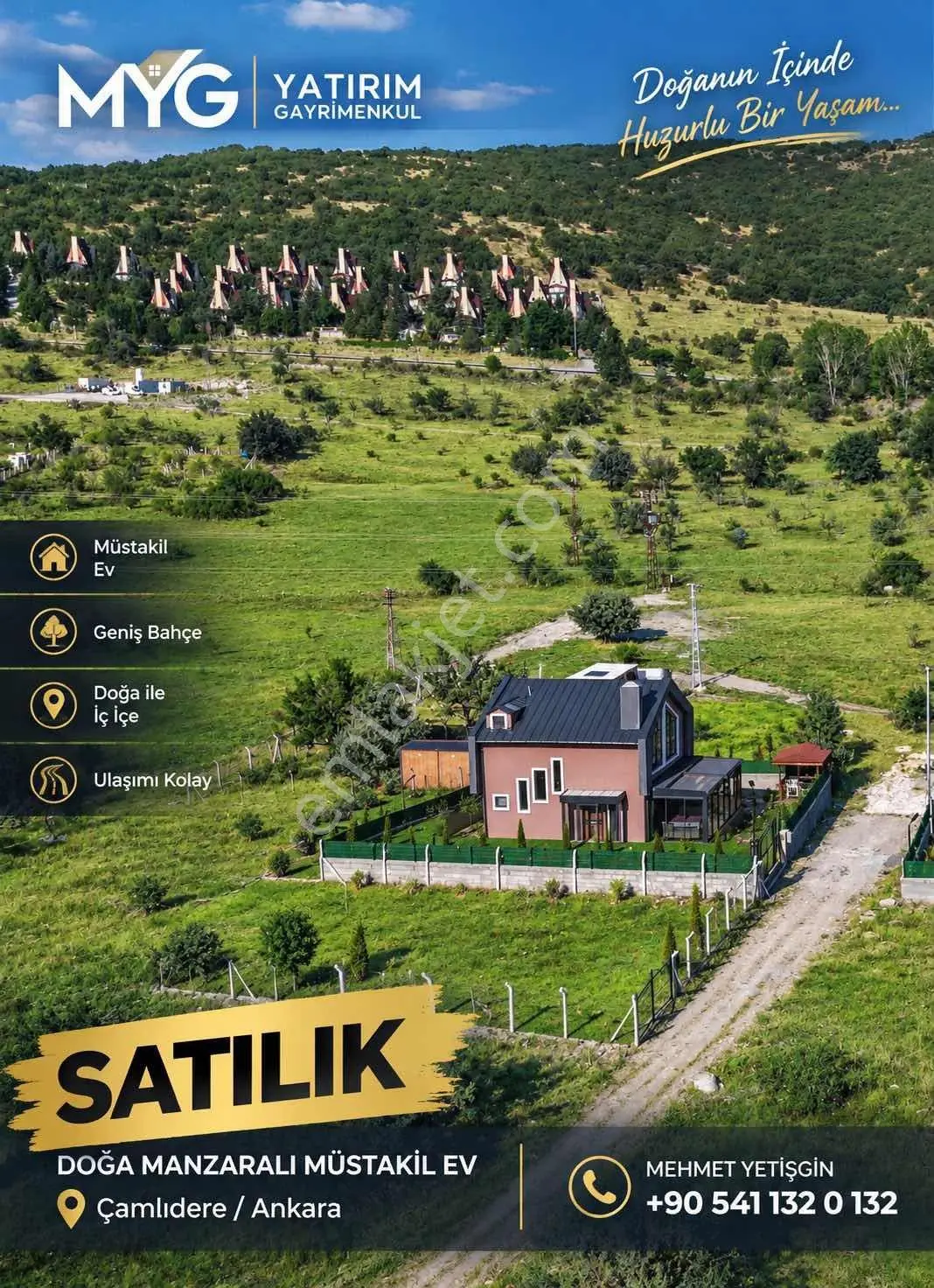 Çamlıdere Beyler'de Maliyetine Acil Satılık Loft Villa — fotoğraf 2