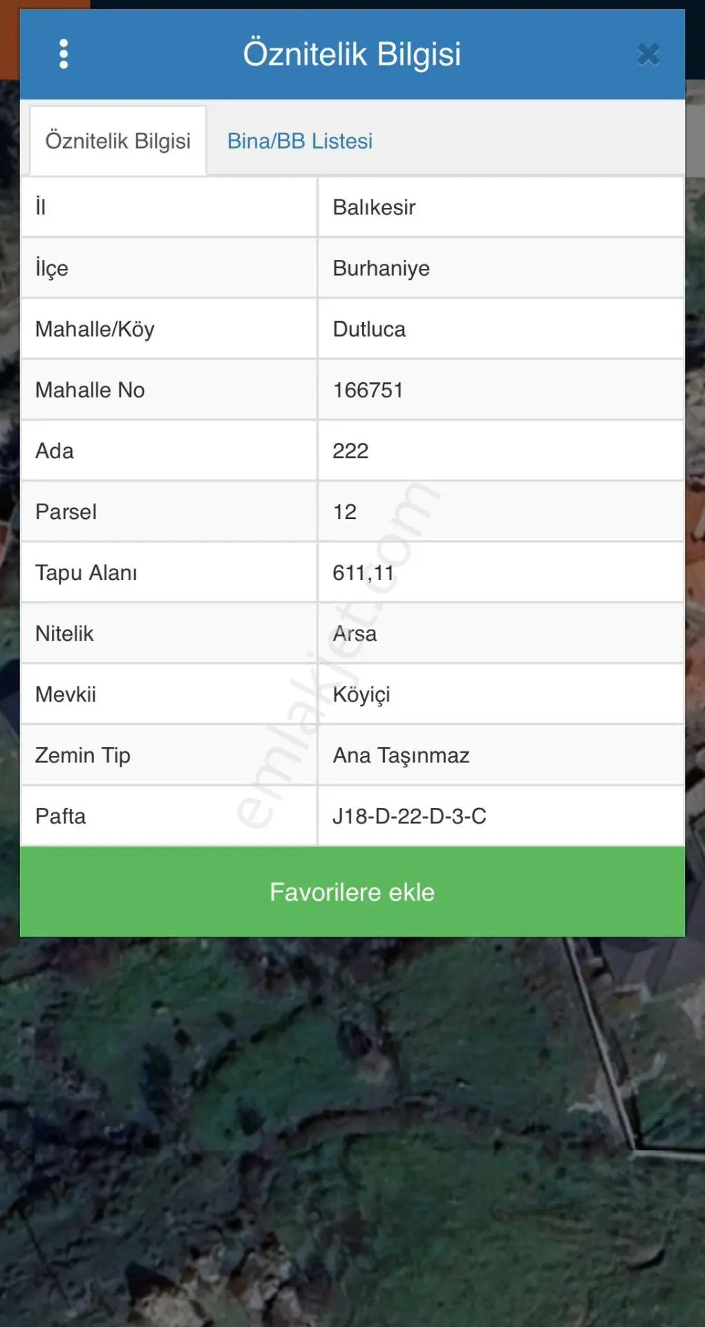 Burhaniye Dutluca'da Satılık 611m² İmarlı Arsa - Krediye Uygun — fotoğraf 3