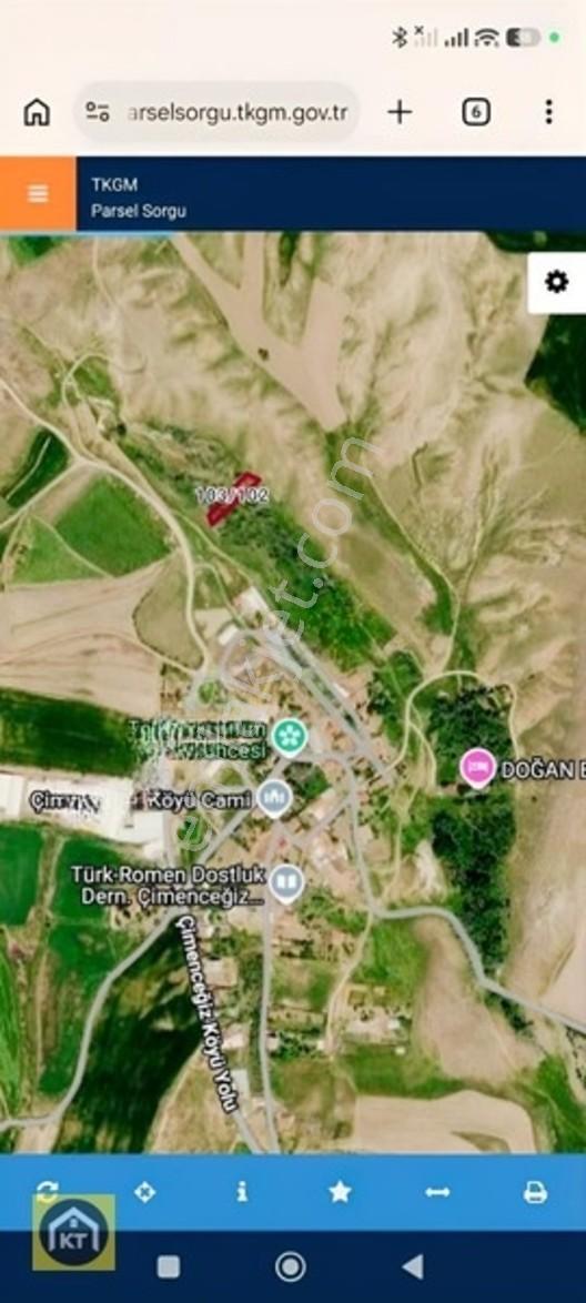 K.topçu'dan Polatlı Çimenceğiz 998m2 Tek Tapu Bahçe Yeri — fotoğraf 5