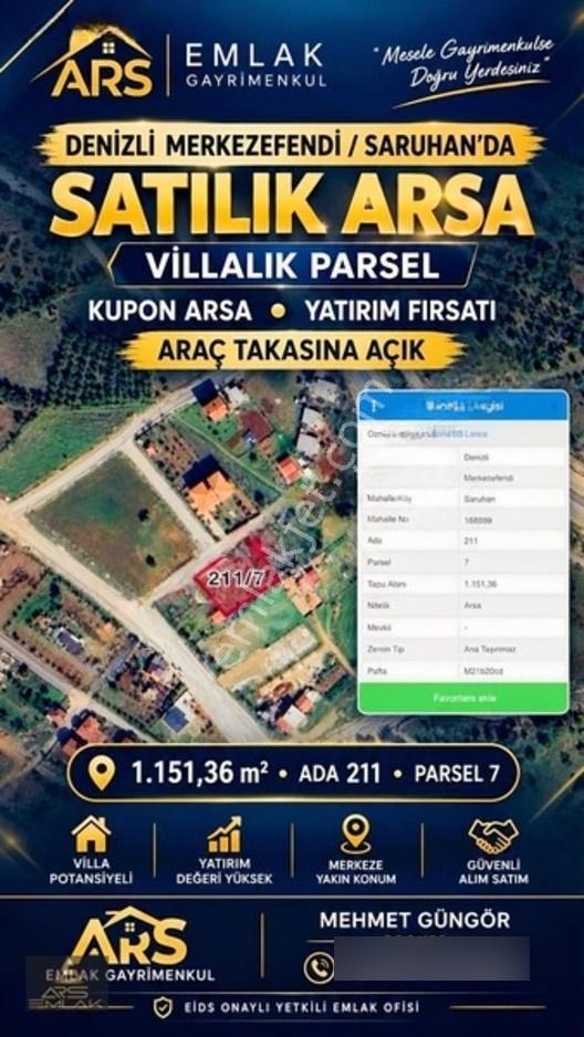 Ars'den Saruhan'da Kupon Arsa 1.150 M2 Takasa Açık B+2 İmarlı — fotoğraf 18