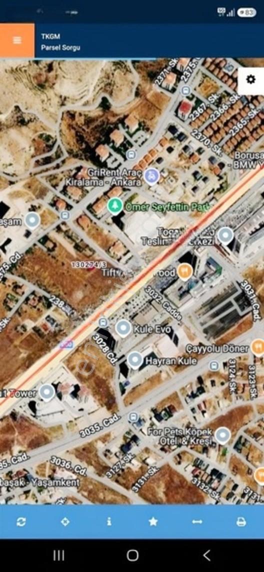 Yaşamkent Kuleler Karşısı Eskişehir Yoluna Bir Parsel Tek Tapu — fotoğraf 9