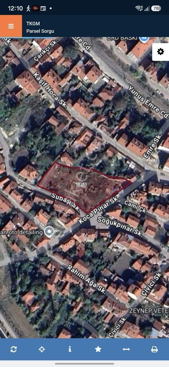 Çarşı Mahalle De 2584 M2 Arsa Da138 M2 Hisse'Si Satılık