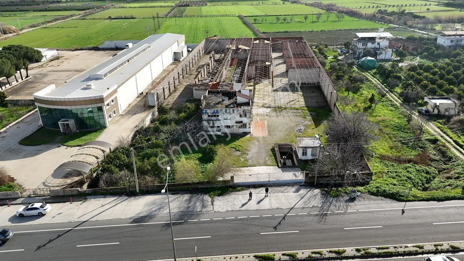 Aydın Denizli Karayoluna Cephe 6904 M2 Sanayi İmarlı Arsa — fotoğraf 2