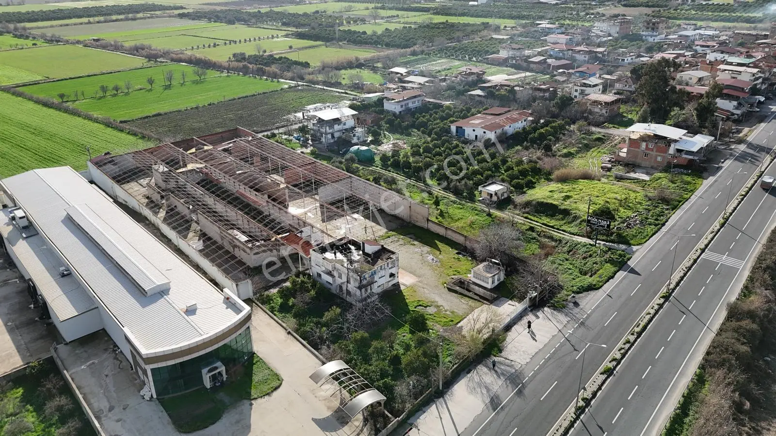 Aydın Denizli Karayoluna Cephe 6904 M2 Sanayi İmarlı Arsa — fotoğraf 6