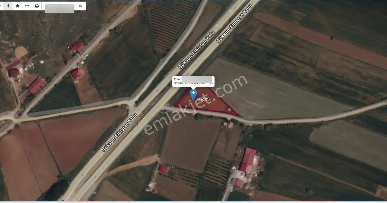 Tok Emlak'tan Elbistan Yolu Üzerinden Satılık Arazi
