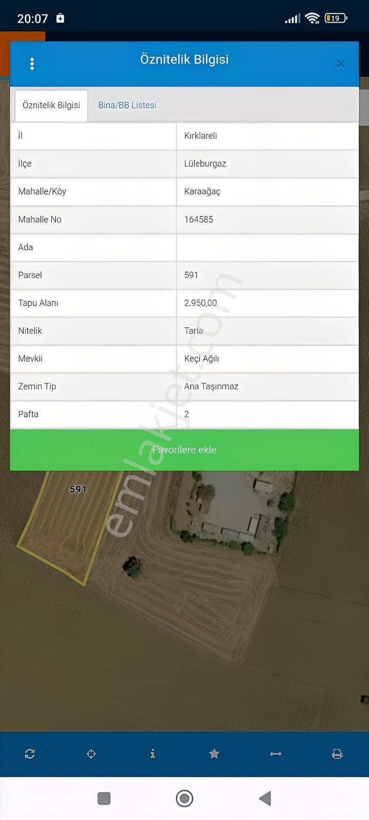 ** Lüleburgaz Karaağaç Köyünde Satılık 2.950 M²müstakil Tapulu** — fotoğraf 4