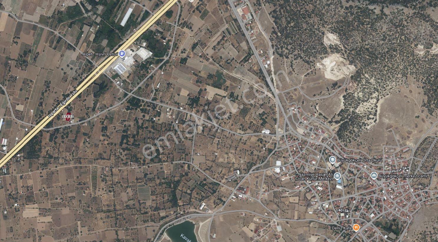 Isparta Büyükgökçeli'de 851m2 Satılık Bağ — fotoğraf 2