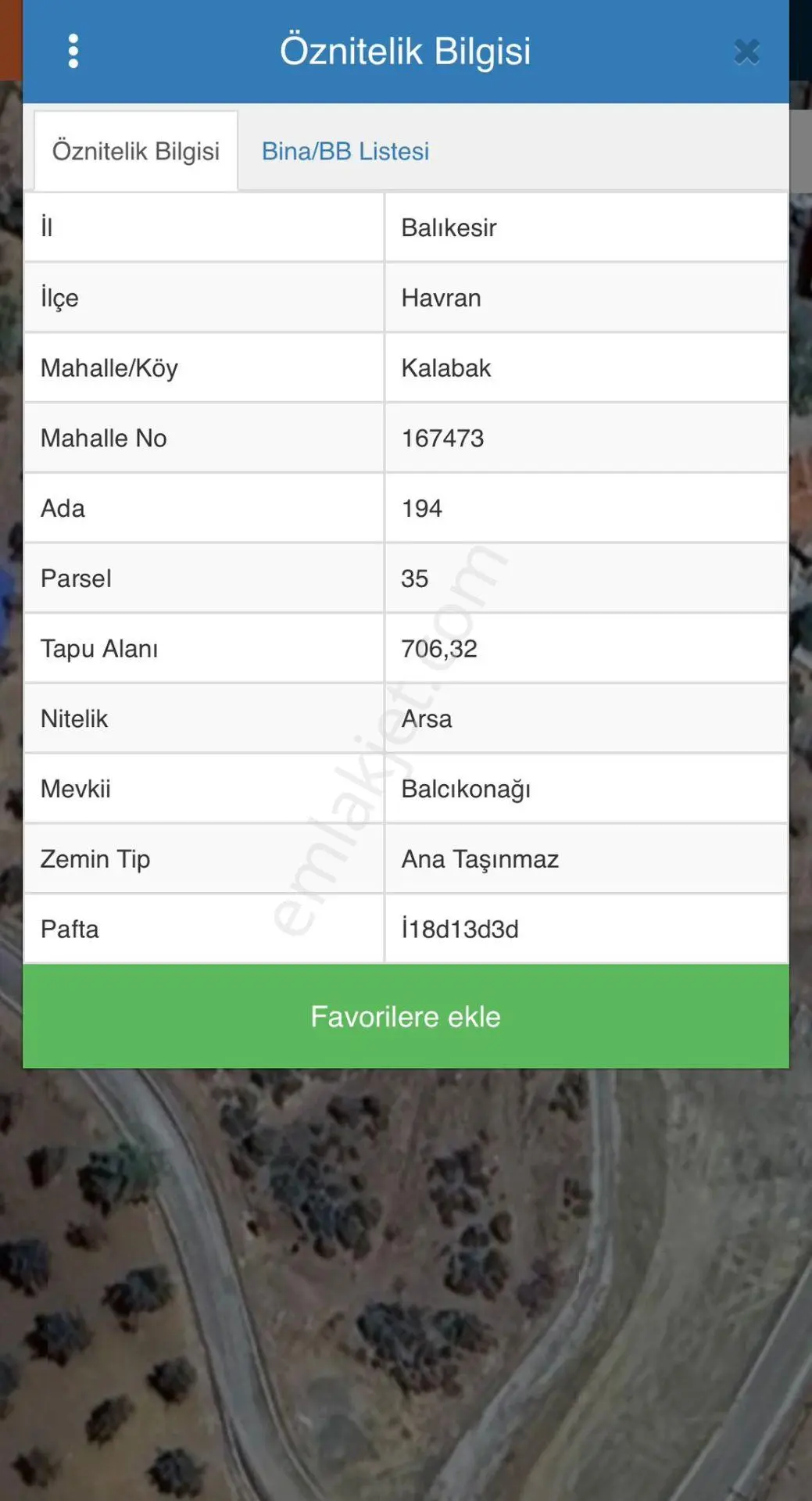 Havran Kalabak'ta 706 M² İmarlı Arsa - Su Ve Elektrik Mevcut — fotoğraf 2