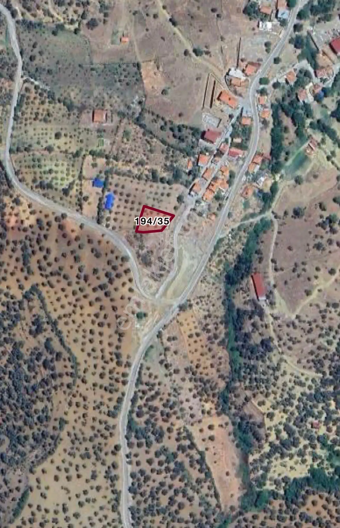 Havran Kalabak'ta 706 M² İmarlı Arsa - Su Ve Elektrik Mevcut — fotoğraf 3