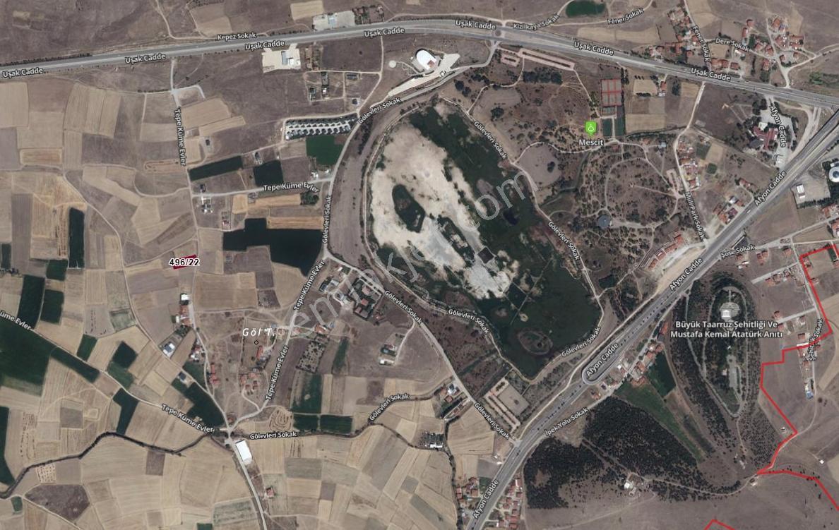 Afyon Sinanpaşa Akören'de 4 Kat İmarlı Satılık 1001m² Cazip Arsa — fotoğraf 4