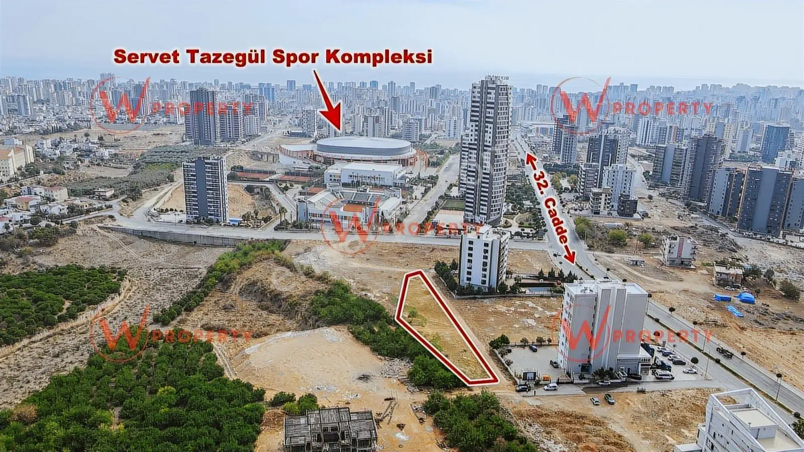 W Property Yenişehir'De Satılık Belediye Hizmet Alanı Hissesi