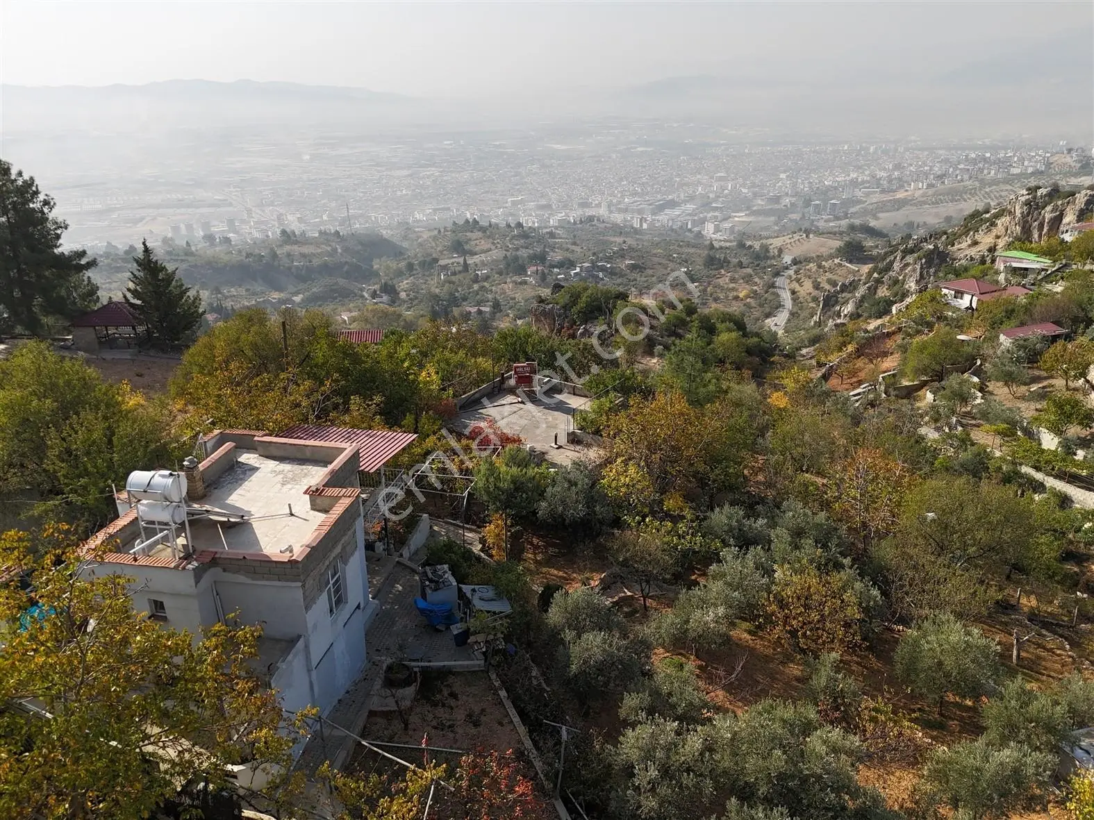 Yeni Rota'dan Sarıkayada Şehir Manzaralı Satılık Bağ Ve Bağ Evi — fotoğraf 9