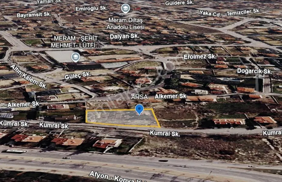 Meram Yakada 2.037 M² Satılık Arsa Gözde Lokasyon, Projelik — fotoğraf 4