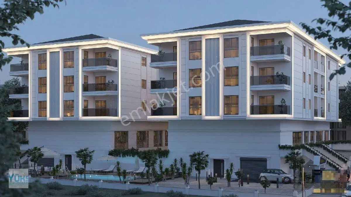 Denizli Adalette 3+1 170 M2 Havuzlu Site İçinde Lansmana Özel Satılık Lüks Daire — fotoğraf 19