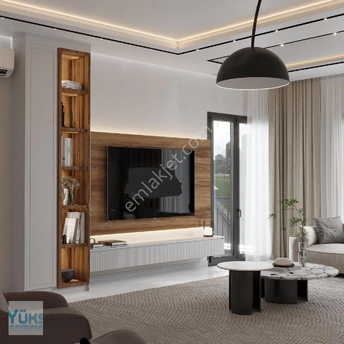 Denizli Adalette 3+1 170 M2 Havuzlu Site İçinde Lansmana Özel Satılık Lüks Daire — fotoğraf 21