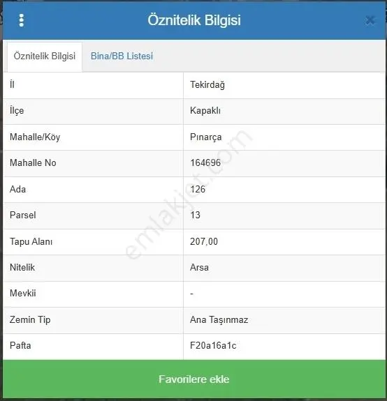 Kapaklı Pınarçada 3 Kat İmarlı, Müstakil Tapulu Satılık Arsa — fotoğraf 3