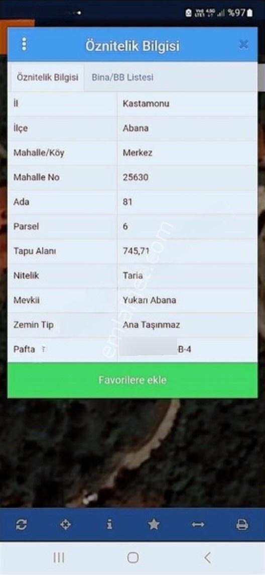 Kastamonu Abana'da Turizm Göbeğinde Satılık Arsa Fıyatı Düşürdük — fotoğraf 4