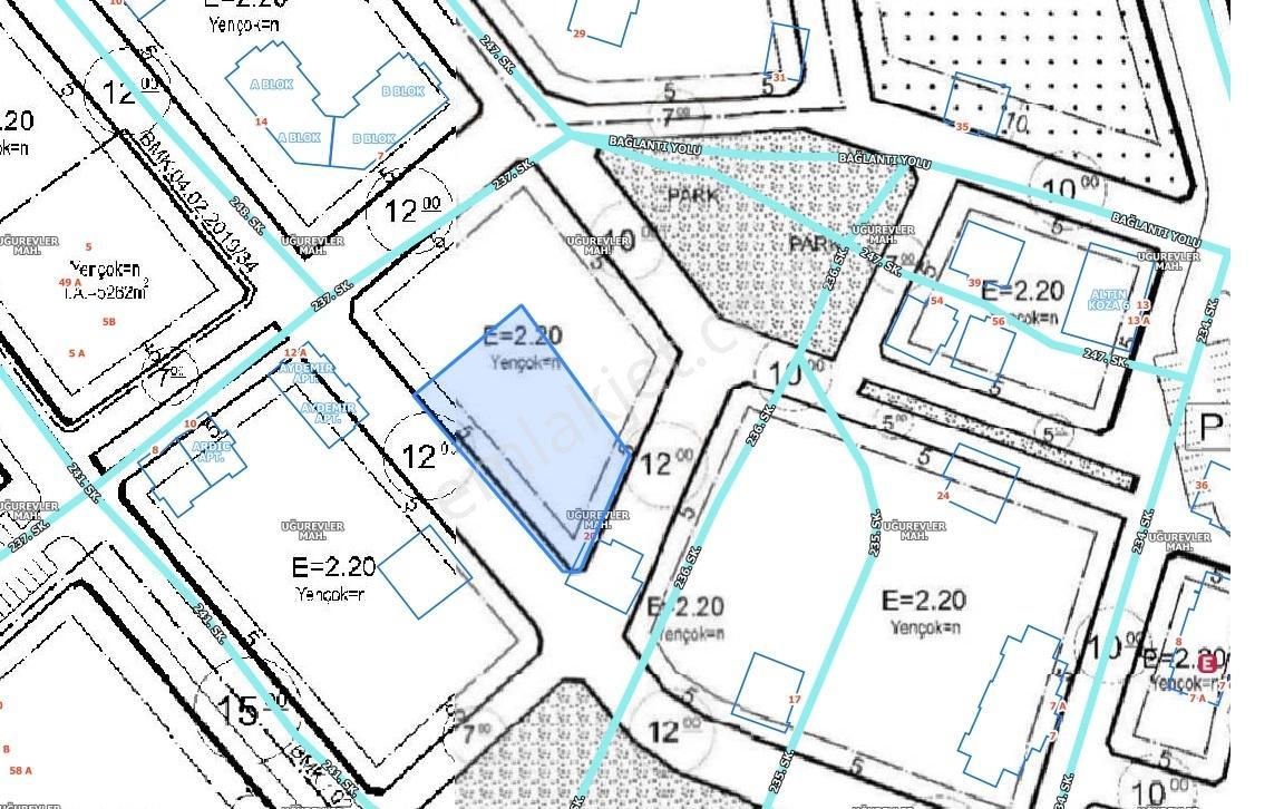 Uğurevlerde Fırsat Arsası 1270 M2 Köşe Temiz Parsel 310-2 — fotoğraf 7