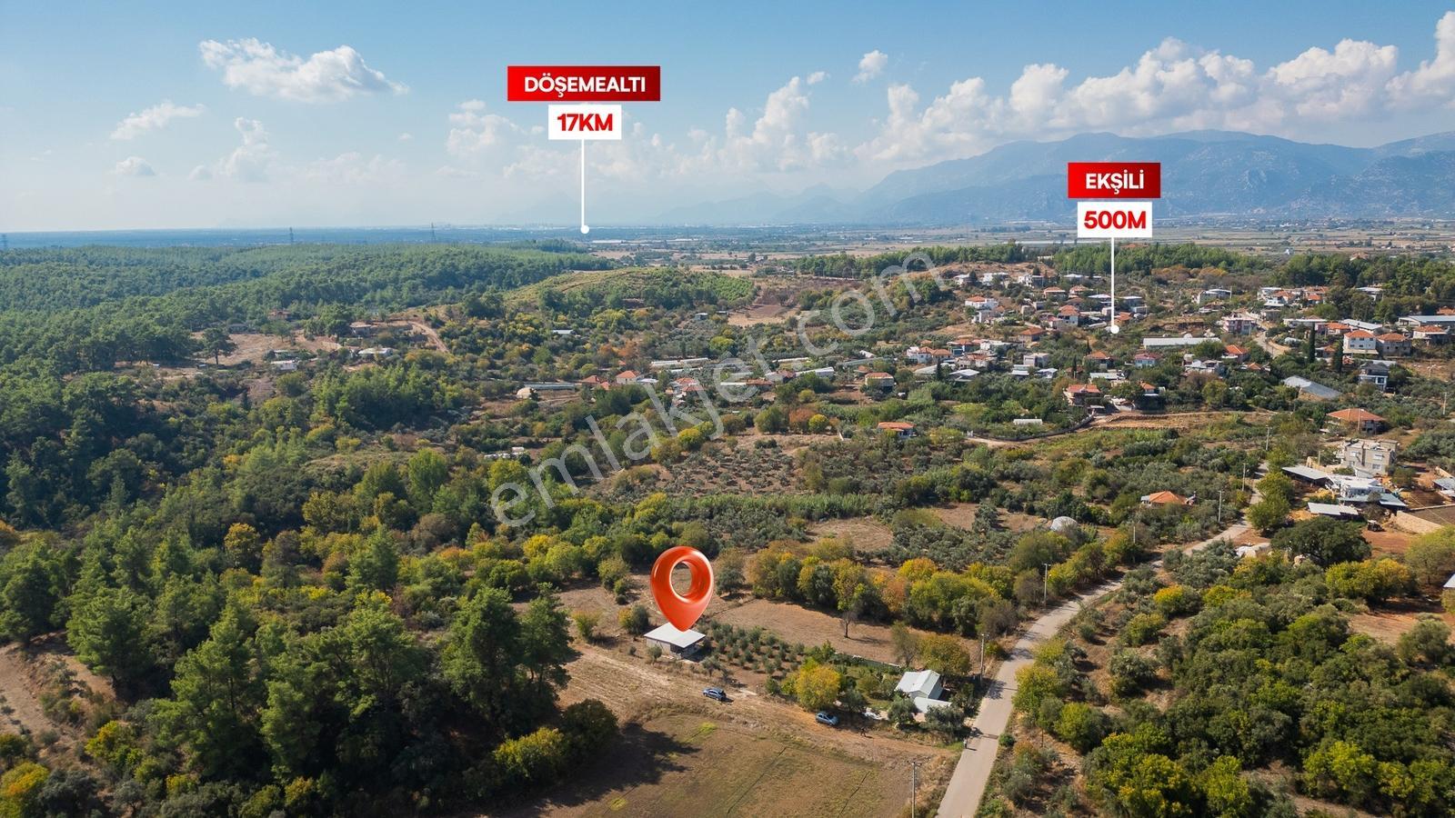 Antalya Döşemealtı Ekşilide Satılık 909 M² Arsa Ve 2+1 Ev — fotoğraf 4