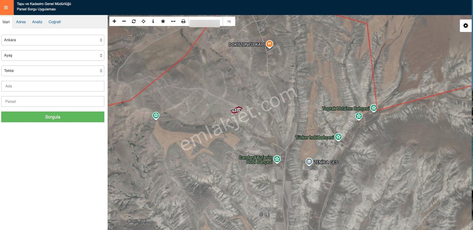 Fırsat!!! Tekke İmarda 500m2 Hisseli Arsa — fotoğraf 3