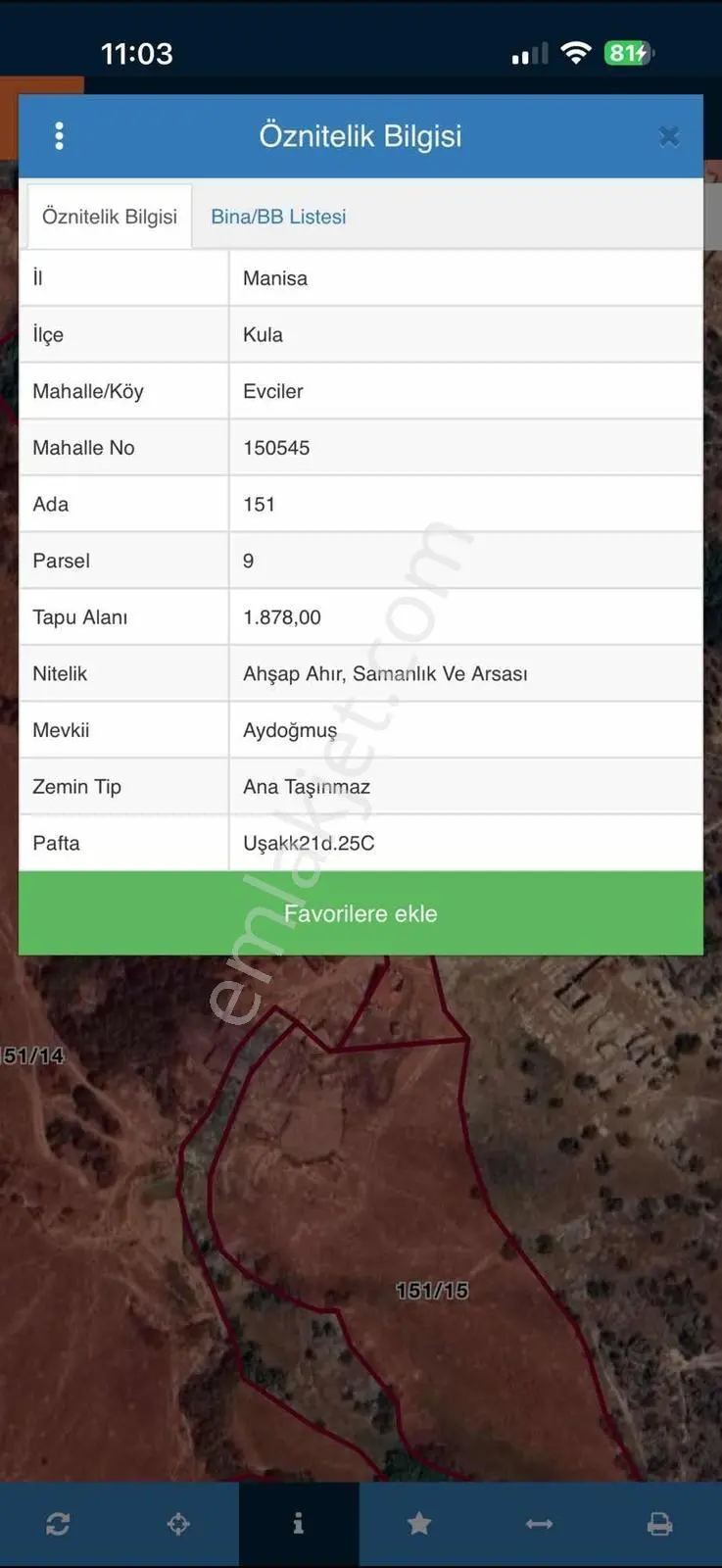 Kula Evciler Mahallesinde Toplam 210 Dönüm Satılık Arazi — fotoğraf 2