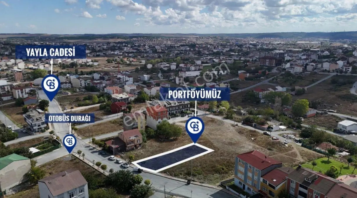 Arnavutköy Taşoluk Ta 0.50 Emsal 410m2 Satılık Villa İmarlı Arsa — fotoğraf 4