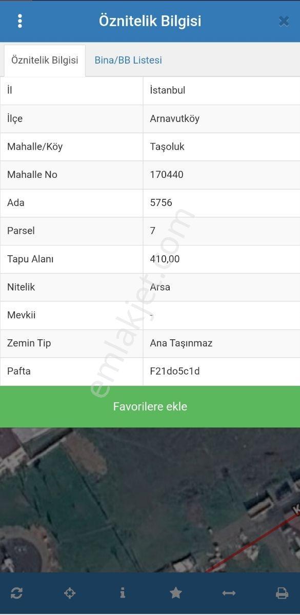 Arnavutköy Taşoluk Ta 0.50 Emsal 410m2 Satılık Villa İmarlı Arsa — fotoğraf 14