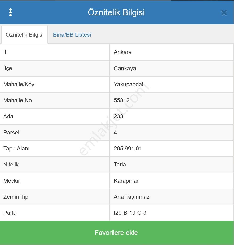 Çankaya Yakupabdal Mahallesinde Satılık 4.000 M² Tarla Hissesi — fotoğraf 3