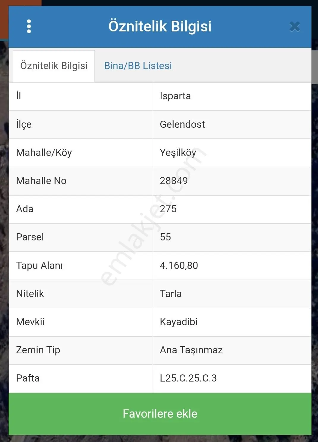 Isparta Gelendost Yeşilköyde Bahçe Yapmak İçin Mükemmel Tarla — fotoğraf 2