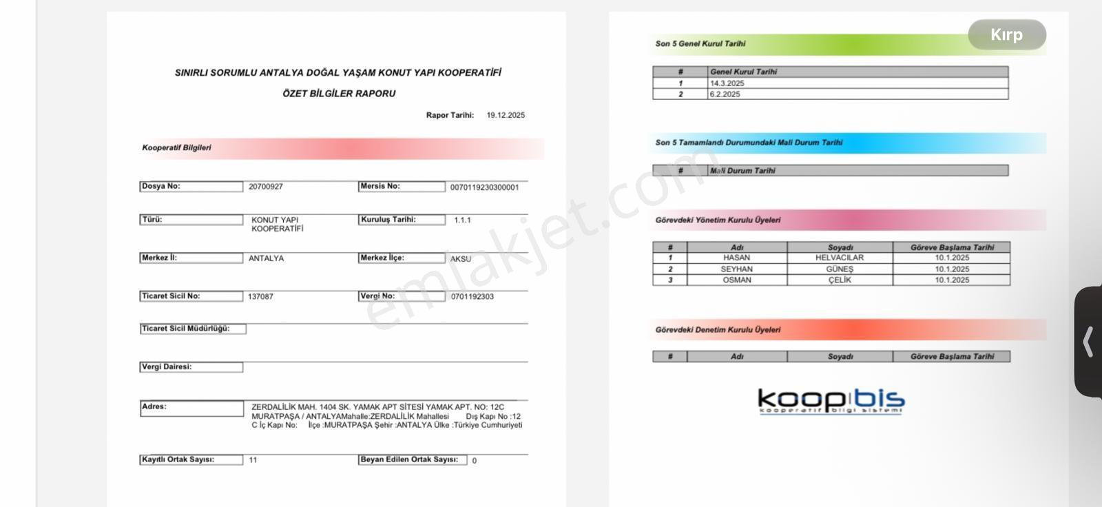 Korkuteli Leylek 'de 275 M² Kooperatif Hissesi Ve Bungalov Ev — fotoğraf 34