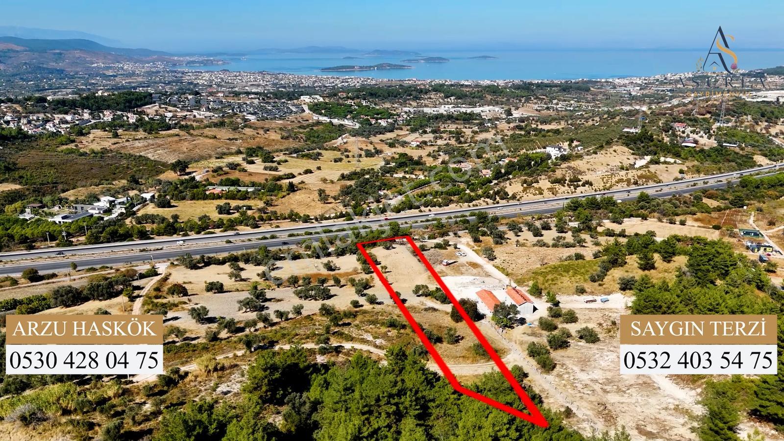 Urla Yenicede Deniz Manzaralı Tek Parsel Tek Tapu Satılık Tarla — fotoğraf 18