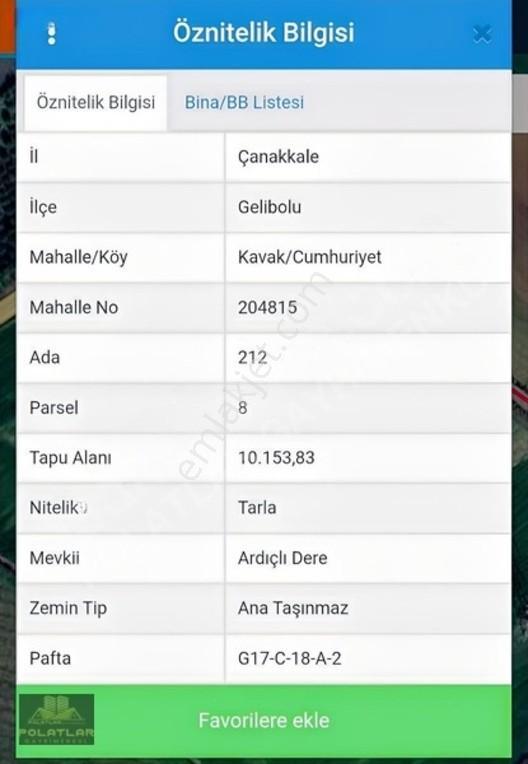 Gelibolu Kavak'ta Denize 2 Km,hayvancılığa Uygun 10,5dönüm Tarla — fotoğraf 8