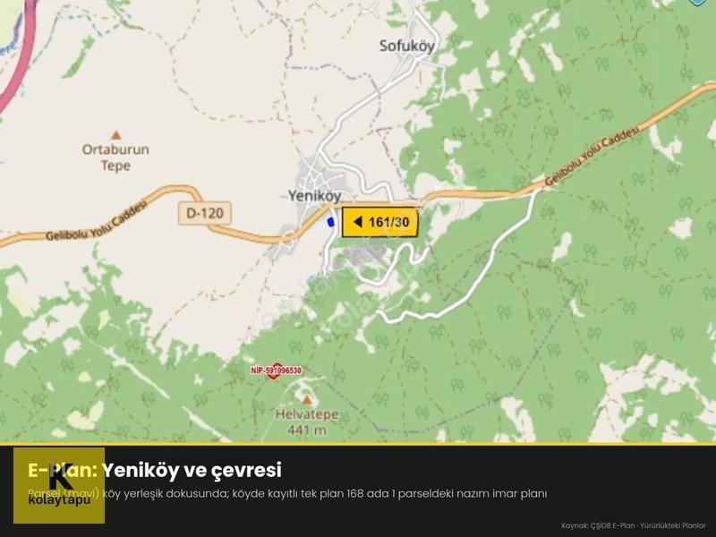 Kolaytapu Şarköy Yeniköy Köy Kenarı 1.809 M² Arsa · Denize 6 Km — fotoğraf 3