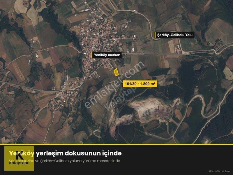 Kolaytapu Şarköy Yeniköy Köy Kenarı 1.809 M² Arsa · Denize 6 Km — fotoğraf 5