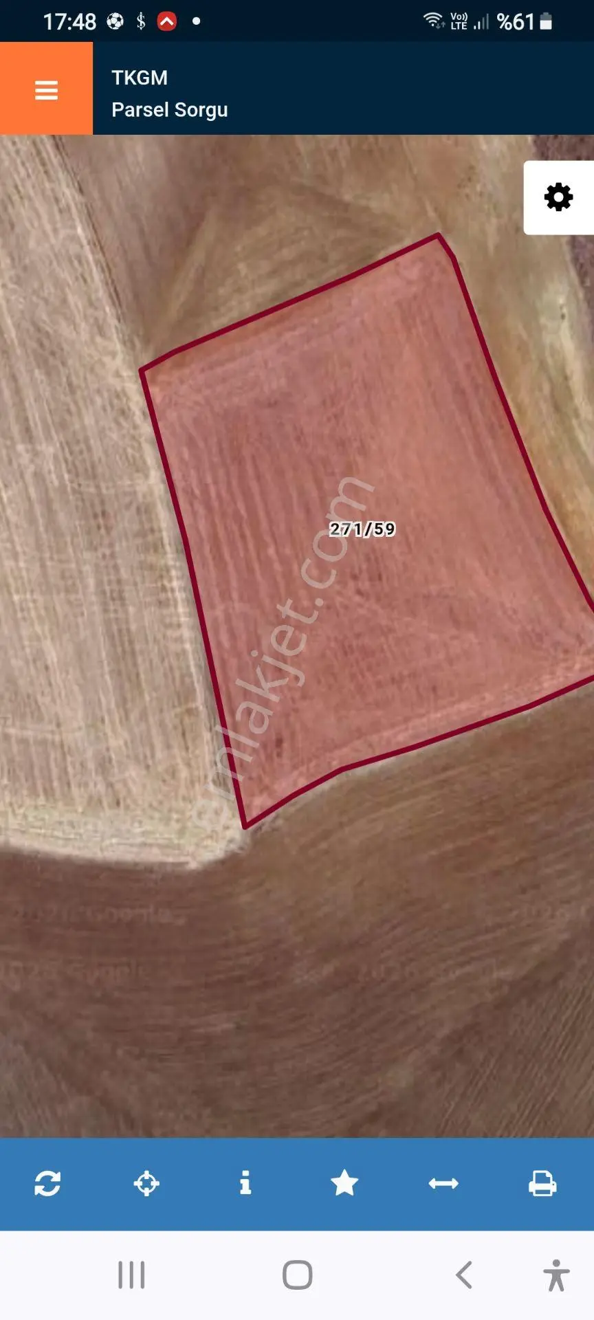 İlyap'tan Temelliyi Geçince Kargalıda Tek Tapulu 10.200m2 Tarla — fotoğraf 3