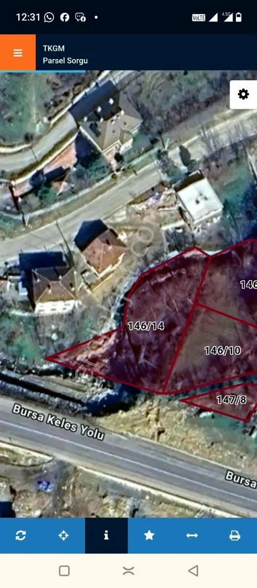 Doğubey'den Bursa Osmangazi Çaybaşında 1.023 M² Yola Cephe Arazi — fotoğraf 12