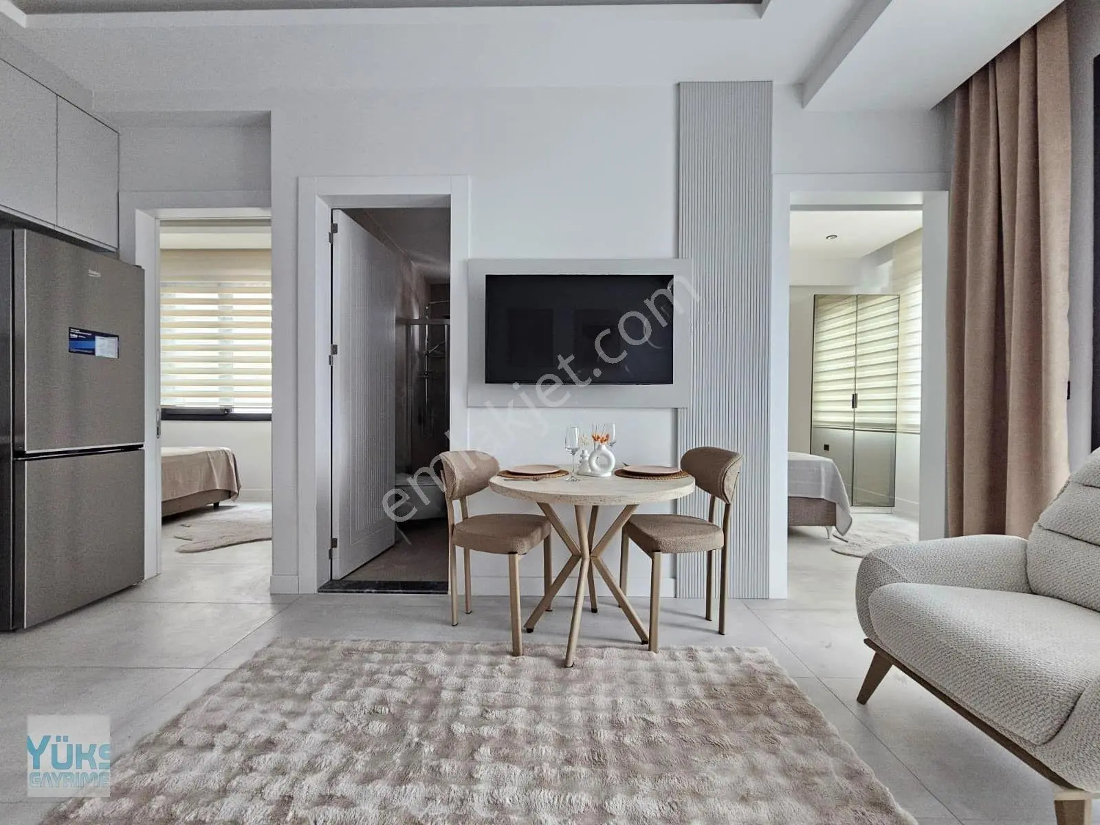 Denizli Yenişafak Mahallesinde 2+1 100 M2 Eşyalı Satılık Arakat Suit Daire