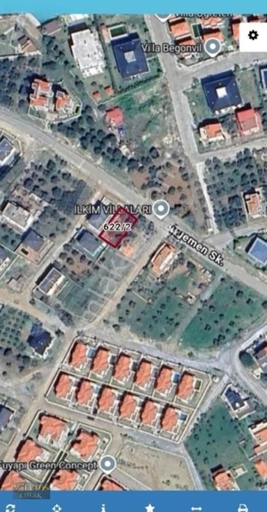 Kusadasi Davutlarda 300m2 Satılık Mustakil Villa Arsasi — fotoğraf 2