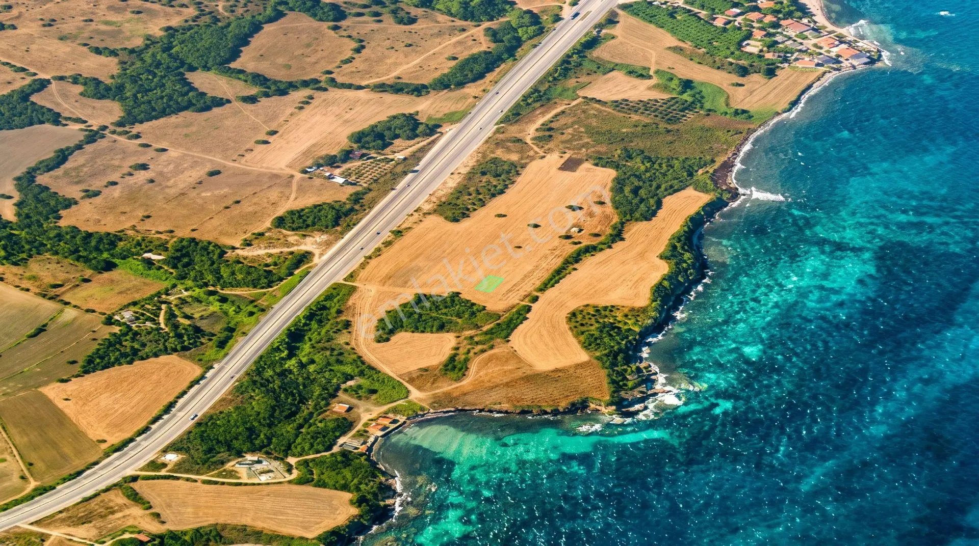 Çanakkale Lapseki Güreci'de Boğaz Manzaralı 300 M² Satılık Müstakil Arsa — fotoğraf 3