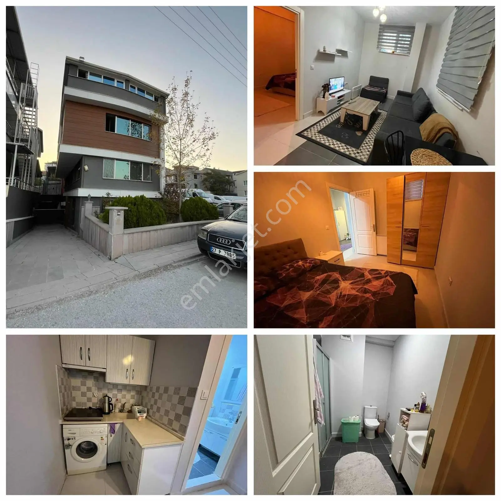 Yaşamkent Yenikentte Eşyalı Kiracılı Bahçe Kullanımlı 1+1